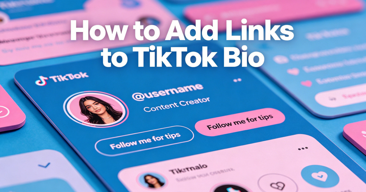 How to Add Links to TikTok Bio in 2026: Complete Step-by-Step Guide