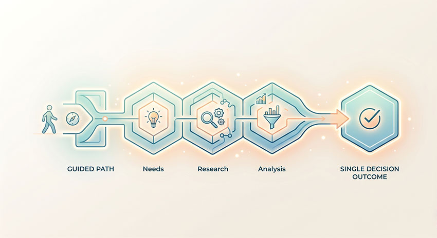 link in bio as decision architecture instead of traffic container